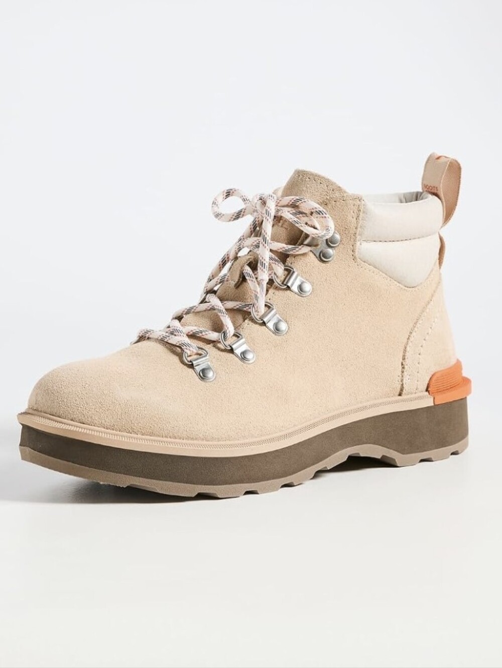 Sorel Hi Line Hiker Boot Ceramic Major Beige Suede Waterproof Women's Sz 9